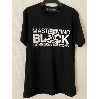 マスターマインドジャパン(mastermind JAPAN)の未使用品　マスターマインド　ブラック　コムデギャルソン　コラボ　レア　Tシャツ(Tシャツ/カットソー(半袖/袖なし))