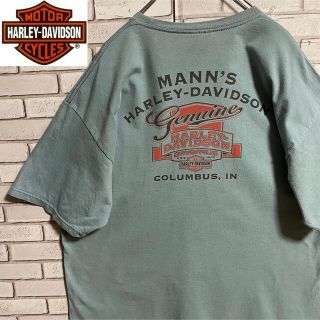 ハーレーダビッドソン(Harley Davidson)の90s 古着 ハーレーダビッドソン メキシコ製 XL バックプリント ゆるだぼ(Tシャツ/カットソー(半袖/袖なし))