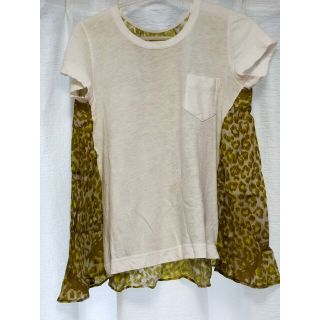 サカイ(sacai)のサカイ　sacai Ｔシャツ　ヒョウ柄(Tシャツ(半袖/袖なし))