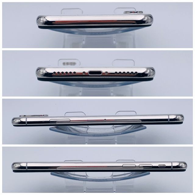 Apple(アップル)の【大容量】iPhoneX 256GB シルバー【SIMフリー】新品バッテリー スマホ/家電/カメラのスマートフォン/携帯電話(スマートフォン本体)の商品写真