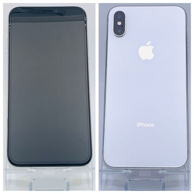 Apple(アップル)の【大容量】iPhoneX 256GB シルバー【SIMフリー】新品バッテリー スマホ/家電/カメラのスマートフォン/携帯電話(スマートフォン本体)の商品写真