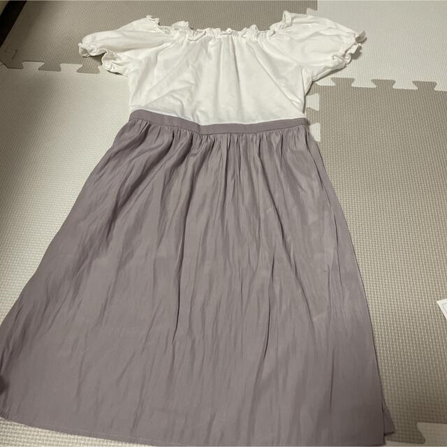 ikka(イッカ)のIkkaワンピース150センチ キッズ/ベビー/マタニティのキッズ服女の子用(90cm~)(ワンピース)の商品写真