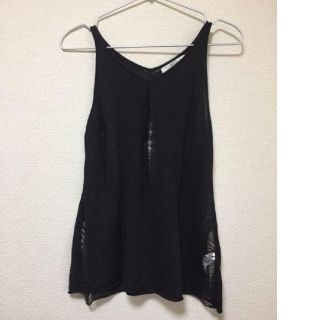 アズールバイマウジー(AZUL by moussy)の値下げ！ 新品 ダメージ加工タンクトップ(タンクトップ)