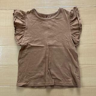 美品　Tシャツ　ブラウン　110＊女の子、Tシャツ、カットソー(Tシャツ/カットソー)