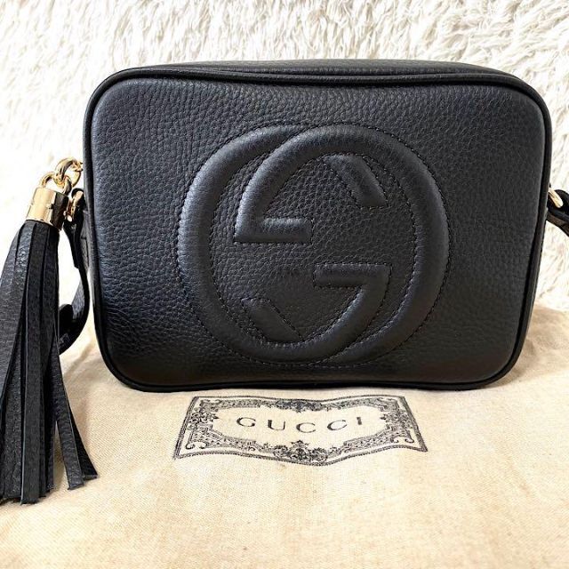 最安値】 - Gucci 新品同様✨ GUCCI スモールディスコ フリンジ