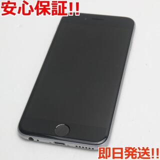 アイフォーン(iPhone)の超美品 SIMフリー iPhone6S 16GB スペースグレイ (スマートフォン本体)