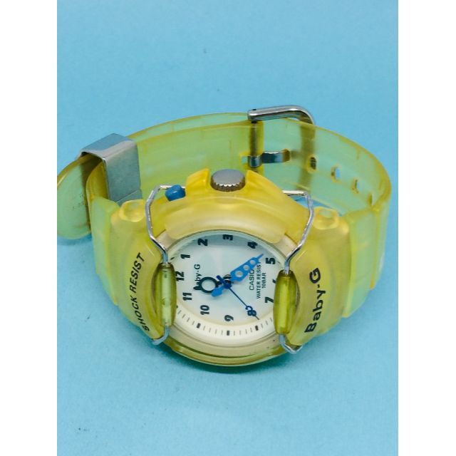 CASIO(カシオ)のF19）小麦色の腕に(*'▽')カシオベビーG電池交換済BG-11イエロー腕時計 レディースのファッション小物(腕時計)の商品写真