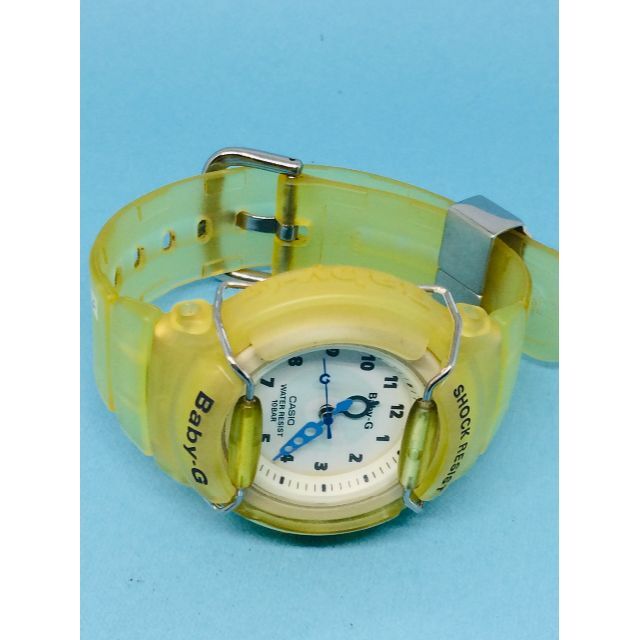 CASIO(カシオ)のF19）小麦色の腕に(*'▽')カシオベビーG電池交換済BG-11イエロー腕時計 レディースのファッション小物(腕時計)の商品写真