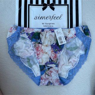 エメフィール(aimer feel)のaimerfeel エメフィール　ショーツ　パープル　ブルー　青　パンティ　花柄(ショーツ)