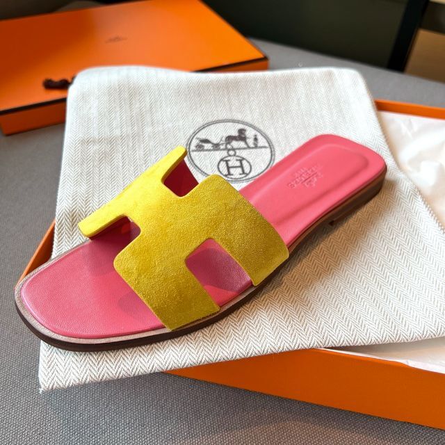 激安卸販売新品 Hermes エルメス サンダル オアジス パープル 2022SS