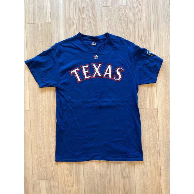 Majestic(マジェスティック)のMajestic Texasレンジャーズ　半袖Tシャツ メンズのトップス(Tシャツ/カットソー(半袖/袖なし))の商品写真