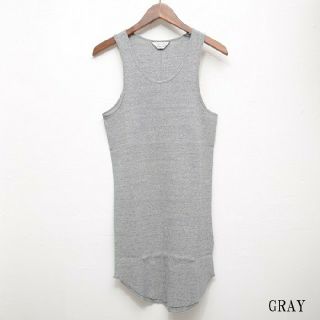 アンユーズド(UNUSED)のUNUSED 定番 ロングタンクトップ レイヤード LONG TANK TOP(タンクトップ)