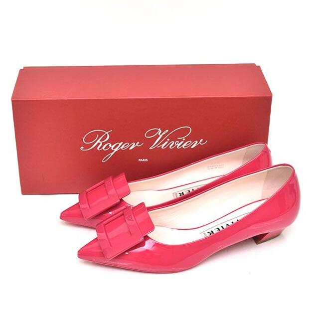 新品❤️ロジェヴィヴィエ 定価10万 エナメル パンプス 37.5(約24.5