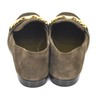 LOUIS VUITTON - ほぼ新品♪ルイヴィトン ロゴチェーン ローファー