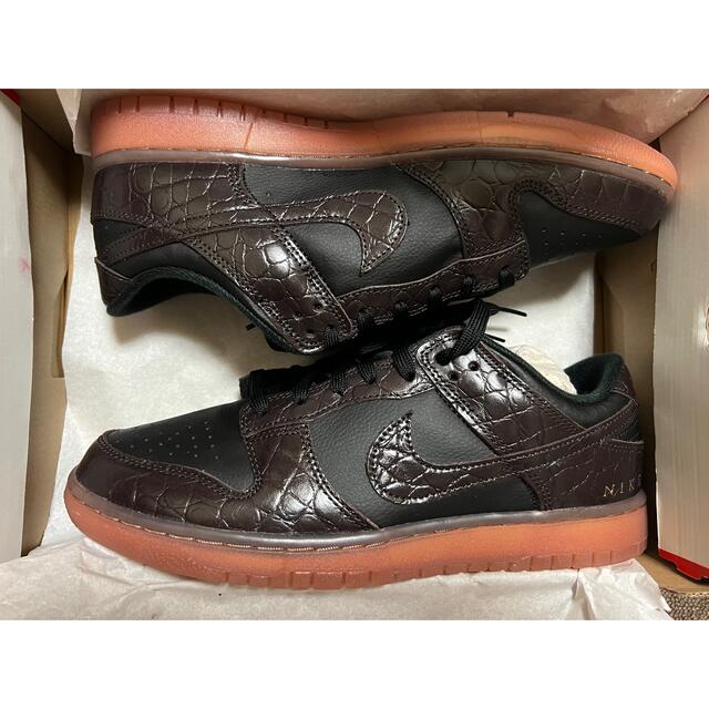 スニーカーNike Dunk Low Velvet Brown and Black 28