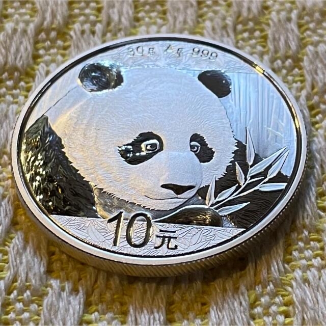 2018年 純銀 パンダ銀貨 30g 中国 10元 シルバーコイン