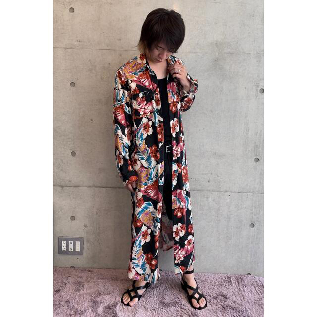 「ゆ様 専用」Saint Laurent サンローラン ロングアロハシャツ