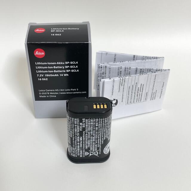 LEICA(ライカ)のライカSL/SL2/Q2用リチウムイオン・バッテリー（BP-SCL4） スマホ/家電/カメラのスマートフォン/携帯電話(バッテリー/充電器)の商品写真