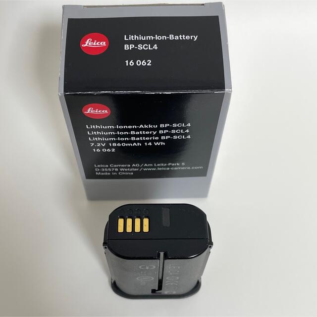 LEICA(ライカ)のライカSL/SL2/Q2用リチウムイオン・バッテリー（BP-SCL4） スマホ/家電/カメラのスマートフォン/携帯電話(バッテリー/充電器)の商品写真