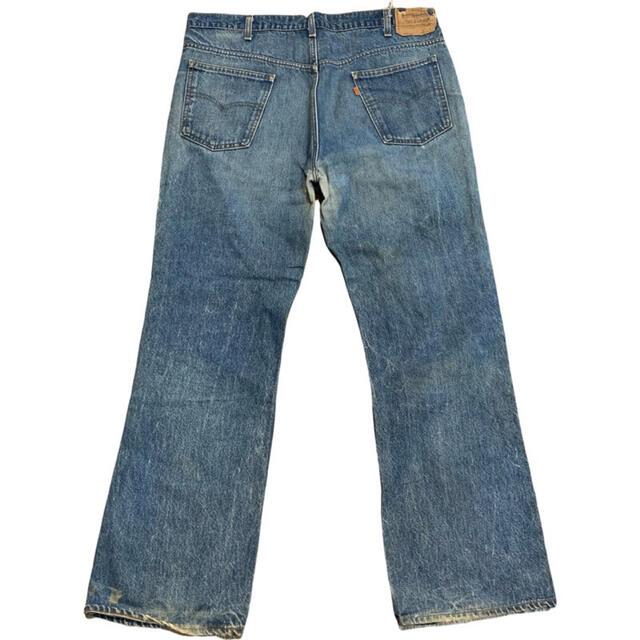 希少】70´s levis リーバイス 646 フレア ベルボトムデニムパンツ-