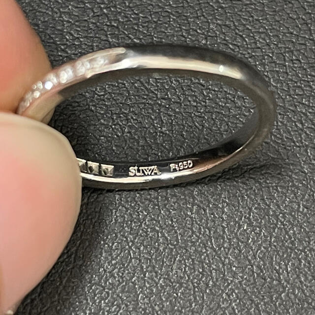 SUWA リング  ハーフエタニティ pt950 スワジュエリー ダイヤ  レディースのアクセサリー(リング(指輪))の商品写真