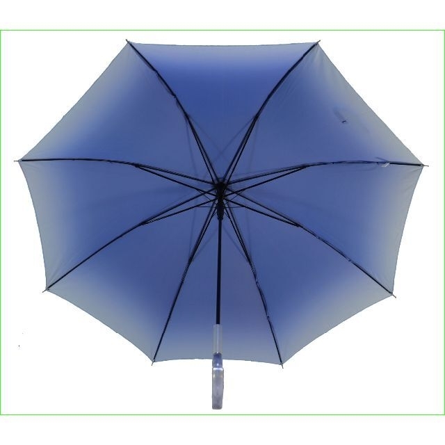 CRUX(クラックス)の傘 雨傘 長傘 ジャンプ傘 約58cm ミルキートーン レインボー ネイビー新品 レディースのファッション小物(傘)の商品写真