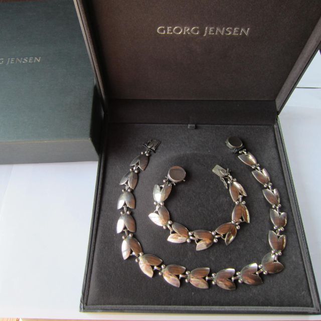 Georg Jensen(ジョージジェンセン)の【Vintage】ジョージ・ジェンセン   ネックレス＃66＆ブレスレット＃93 レディースのアクセサリー(ネックレス)の商品写真