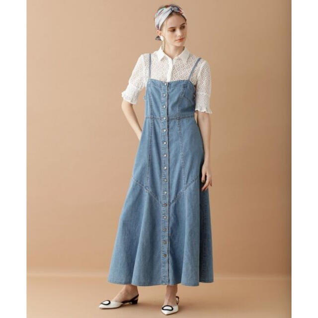 GRACE CONTINENTAL キャミロングデニムワンピース - www.tagteyat.com