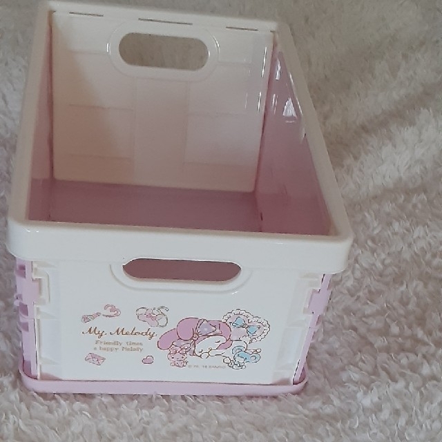 マイメロディ - ◇サンリオ My Melody 折り畳み収納 コンテナ S マイメロディ - ◇サンリオ My Melody 折り畳み収納 コンテナ S