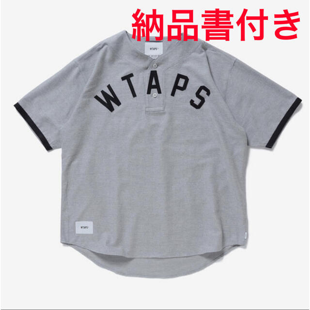 【M】 GRAY WTAPS LEAGUE SS COTTON FLANNEL