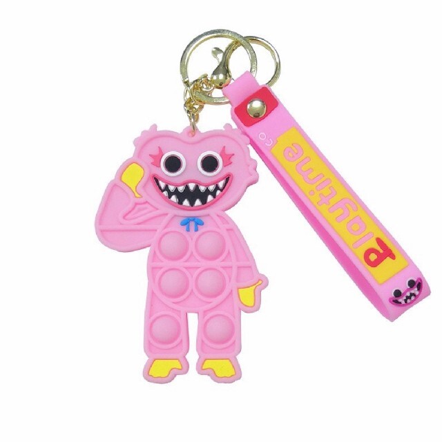 ハギーワギー　キーホルダー ポピープレイタイム　キーホルダー　青&ピンク　２点 エンタメ/ホビーのアニメグッズ(キーホルダー)の商品写真
