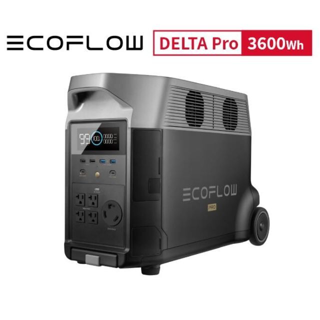 EcoFlow ポータブル電源 DELTA Pro  デルタプロ