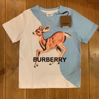 バーバリー(BURBERRY)の★Nママ様専用★ 新品2点セットバーバリーバンビTシャツとモノグラムTシャツ(Tシャツ/カットソー)