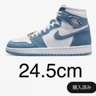 ナイキ(NIKE)のNike WMNS Air Jordan 1 High OG "Denim"(スニーカー)