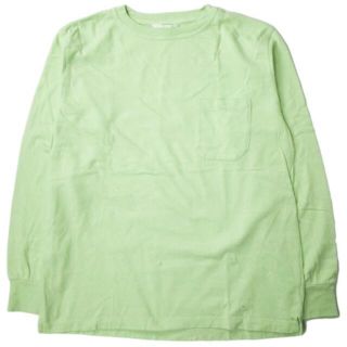 アンユーズド(UNUSED)のUNUSED アンユーズド 19SS 日本製 Long Sleeve Pocket T-shirt ロングスリーブポケットTシャツ US1596 0 LIGHT GREEN 長袖 トップス【中古】【UNUSED】(Tシャツ/カットソー(七分/長袖))