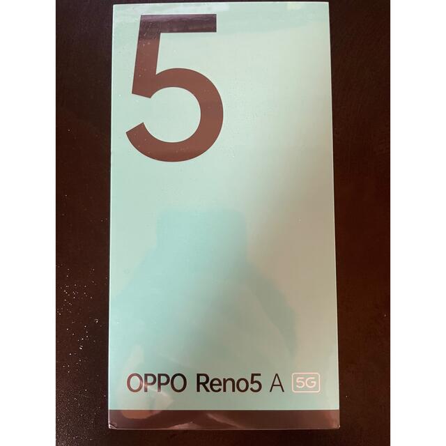 激安商品 - OPPO OPPO SIMフリ 128GB 6GB 6.5型 アイスブルー Reno5A スマートフォン本体