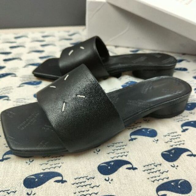 送料無料 21SS Maison Margiela 4ステッチ サンダル ミュール 38