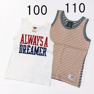 デニムダンガリー(DENIM DUNGAREE)のデニムダンガリー　100　グルービーカラーズ　110　タンクトップ(Tシャツ/カットソー)