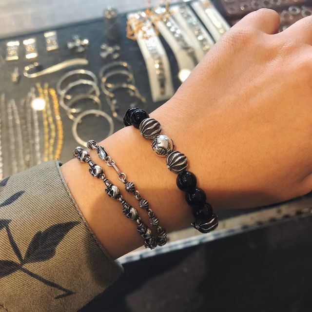 CHROME HEARTS クロムハーツ ビーズ ブレスレット-