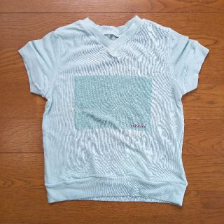 セレク(CELEC)の【新品未使用】celec　男の子　Tシャツ　Vネック　グリーン　110cm(Tシャツ/カットソー)