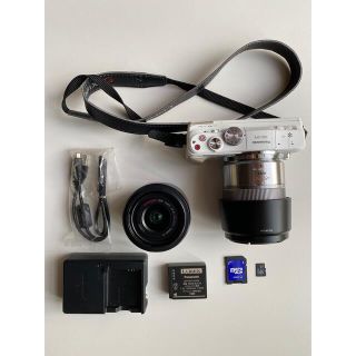 パナソニック(Panasonic)の ルミックス LUMIX GF6 ミラーレス一眼レフ ダブルズームレンズキット(ミラーレス一眼)