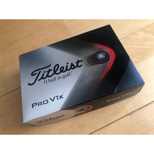 Titleist(タイトリスト)のゴルフボール(白) タイトリスト　PRO V1X  未使用品 スポーツ/アウトドアのゴルフ(その他)の商品写真