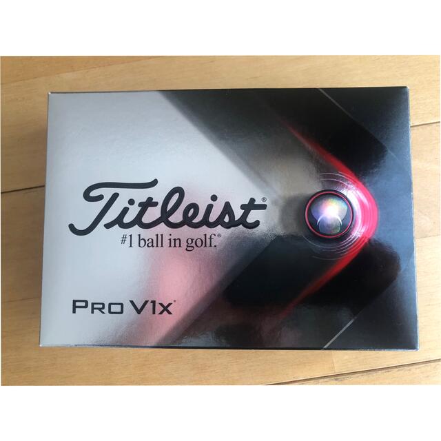 Titleist(タイトリスト)のゴルフボール(白) タイトリスト　PRO V1X  未使用品 スポーツ/アウトドアのゴルフ(その他)の商品写真