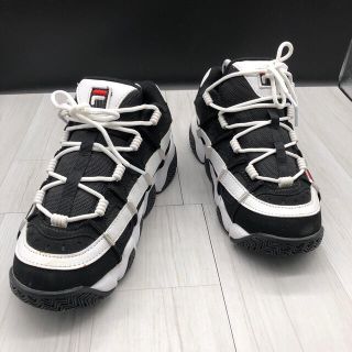 フィラ(FILA)のFILA フィラ 厚底 スニーカー 24.5 バリケード 白 黒(スニーカー)