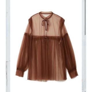 トーガ(TOGA)のPERVERZE Pleats Layered Sheer Shirt (シャツ/ブラウス(長袖/七分))