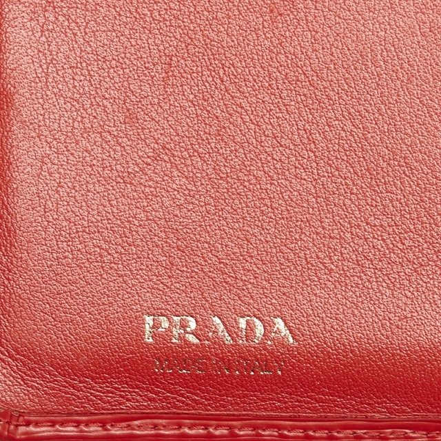 PRADA(プラダ)のプラダ サフィアーノ 二つ折り財布 レザー レディース PRADA 【1-0058633】 レディースのファッション小物(財布)の商品写真