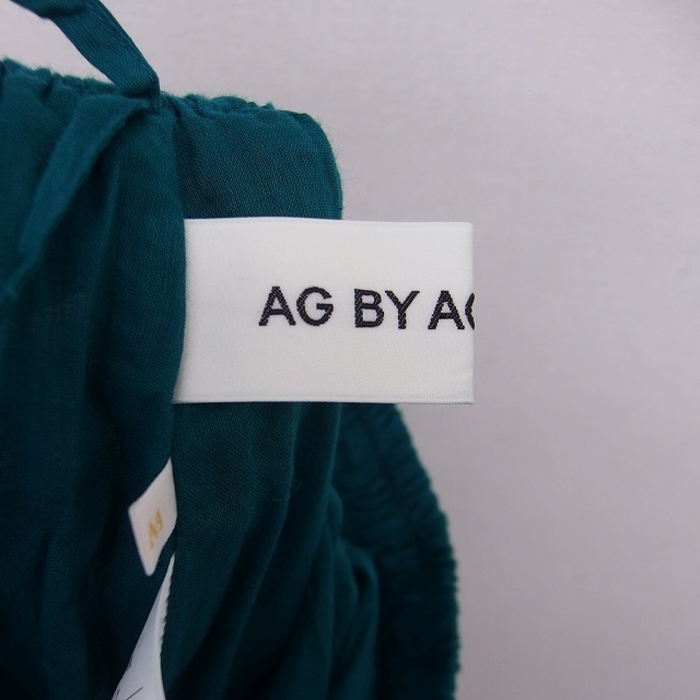 AG by aquagirl(エージーバイアクアガール)のエージーバイアクアガール フレア スカート ロング 薄手 レース M グリーン レディースのスカート(ロングスカート)の商品写真