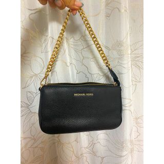 マイケルコース(Michael Kors)のマイケルコース✨ミニチェーンバッグ✨ブラック(ショルダーバッグ)