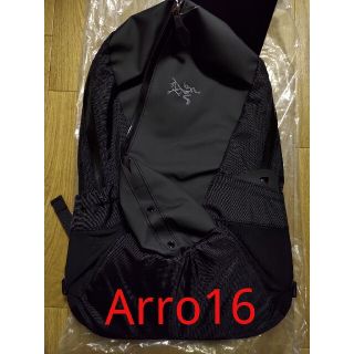 【新品】再入荷　アークテリクスArro16 アロー16 Black ブラック