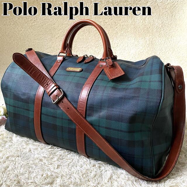 ✨️美品✨️Polo Ralph Lauren タータンチェック ボストンバッグ-